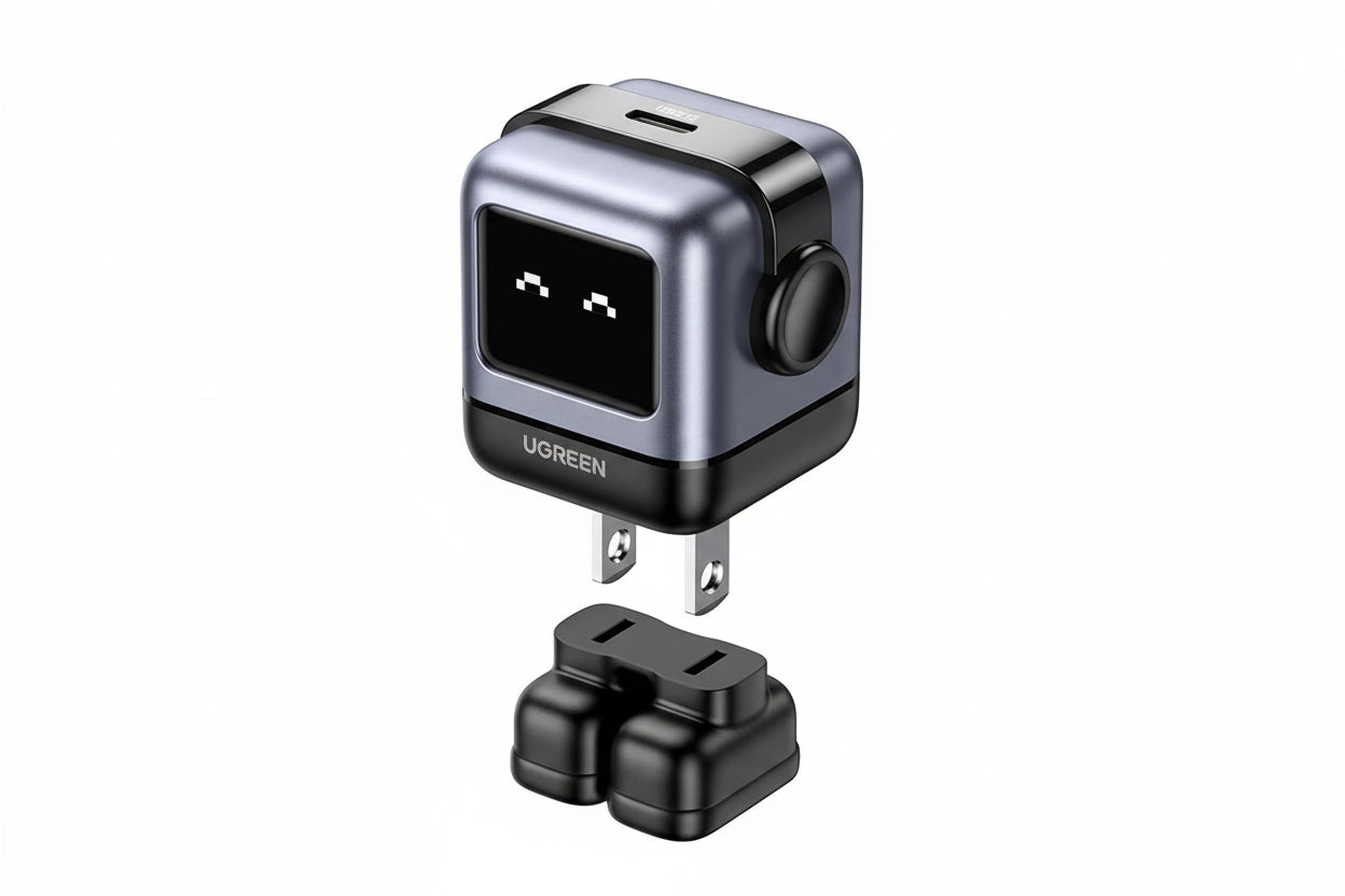 UGREEN 30W robot charger features and specifications, PD 3.0 fast charging technology