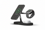 3-in-1 Wireless Charging Stand for iPhone, Apple Watch & AirPods - Fast Charging Station