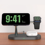 3-in-1 Wireless Charging Stand for iPhone, Apple Watch & AirPods - Fast Charging Station